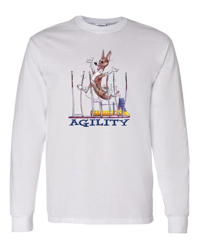 Basenji - Agility Weave II - Long Sleeve T-Shirt
