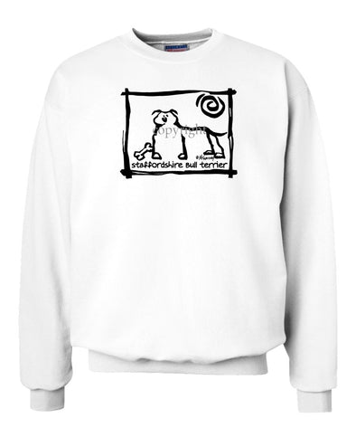 Staffordshire Bull Terrier - Cavern Canine - Sweatshirt
