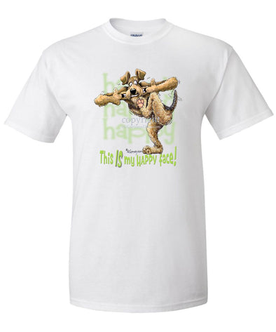 Airedale Terrier - 2 - Who's A Happy Dog - T-Shirt