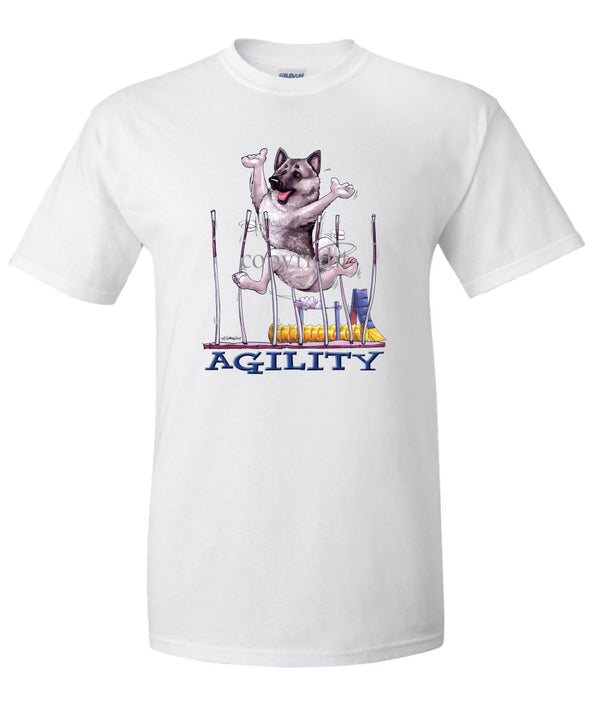 Norwegian Elkhound - Agility Weave II - T-Shirt