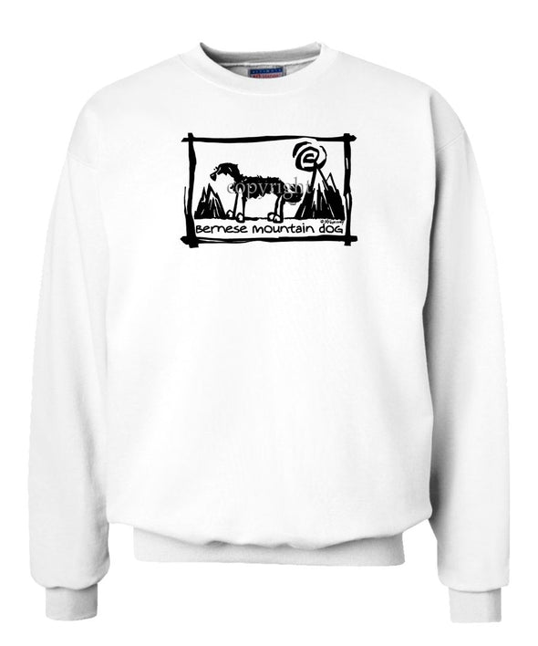 Bernese Mountain Dog - Cavern Canine - Sweatshirt