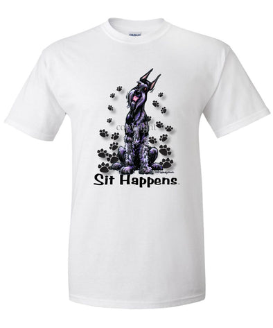 Giant Schnauzer - Sit Happens - T-Shirt