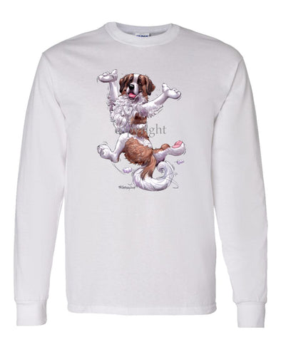 Saint Bernard - Happy Dog - Long Sleeve T-Shirt