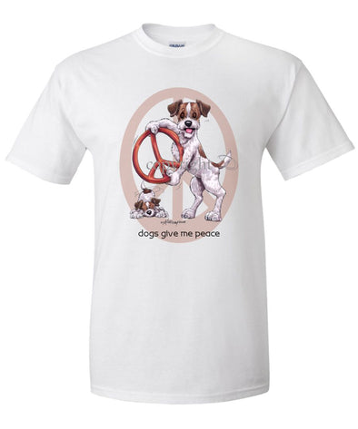 Jack Russell Terrier - Peace Dogs - T-Shirt