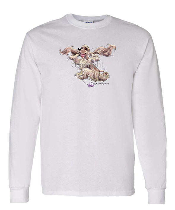 Cocker Spaniel - Happy Dog - Long Sleeve T-Shirt