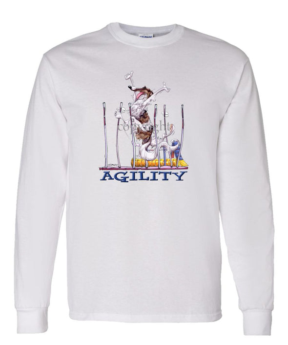 Borzoi - Agility Weave II - Long Sleeve T-Shirt