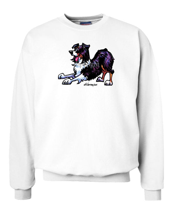 Australian Shepherd  Black Tri - Cool Dog - Sweatshirt