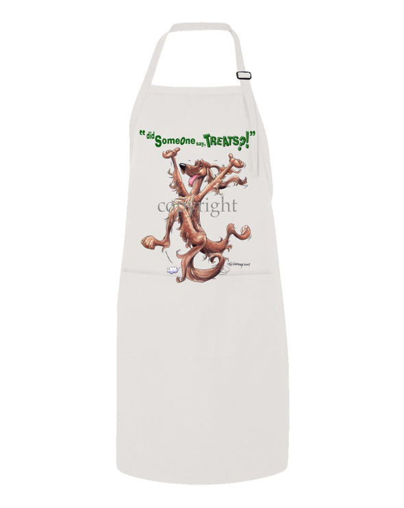 Irish Setter - Treats - Apron