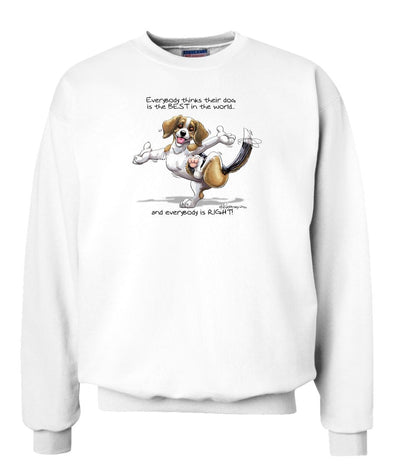 Beagle - Best Dog in the World - Sweatshirt