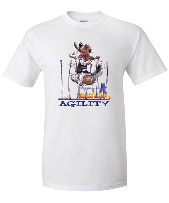 Basset Hound - Agility Weave II - T-Shirt