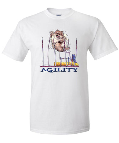 Pomeranian - Agility Weave II - T-Shirt