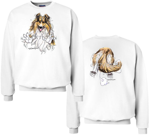 Shetland Sheepdog - Coming and Going - Sweatshirt (Double Sided)