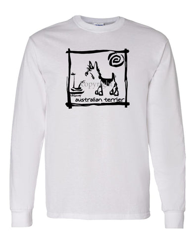 Australian Terrier - Cavern Canine - Long Sleeve T-Shirt