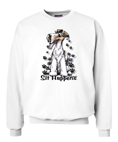 Wire Fox Terrier - Sit Happens - Sweatshirt