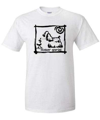 Cocker Spaniel - Cavern Canine - T-Shirt