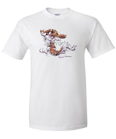 Cavalier King Charles  Blenheim - Happy Dog - T-Shirt
