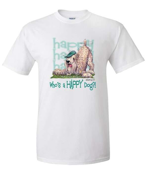 Soft Coated Wheaten - Who's A Happy Dog - T-Shirt
