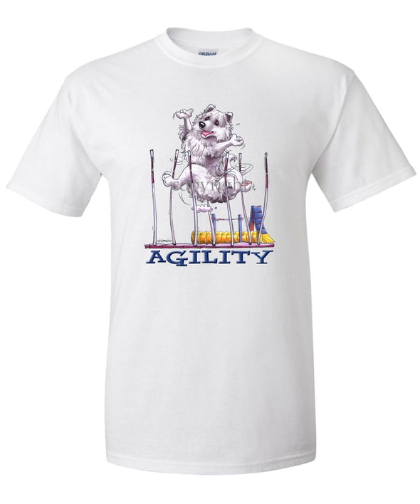 American Eskimo Dog - Agility Weave II - T-Shirt