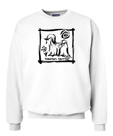 Tibetan Terrier - Cavern Canine - Sweatshirt