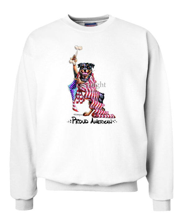 Rottweiler - Proud American - Sweatshirt