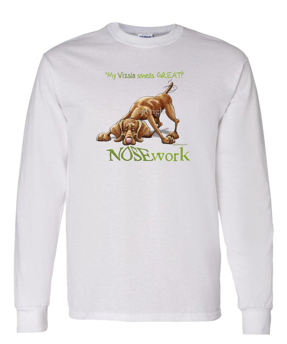 Vizsla - Nosework - Long Sleeve T-Shirt