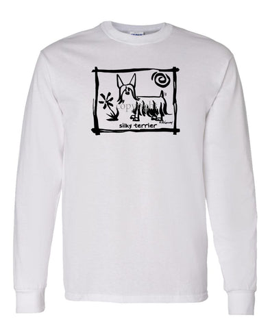 Silky Terrier - Cavern Canine - Long Sleeve T-Shirt