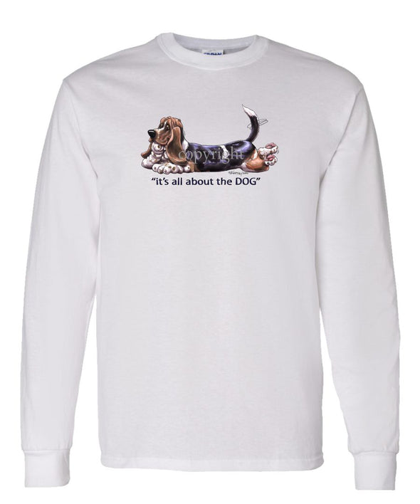 Basset Hound - All About The Dog - Long Sleeve T-Shirt