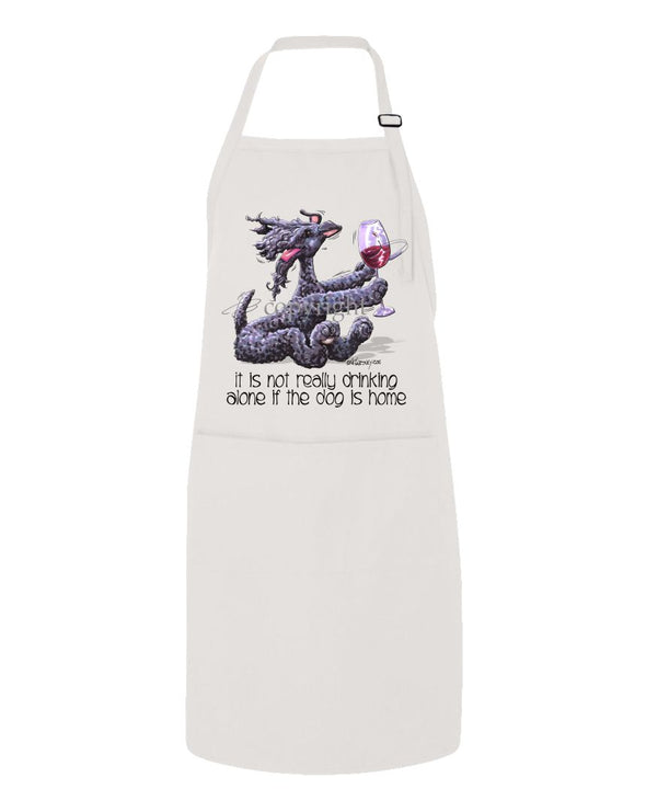 Kerry Blue Terrier - It's Not Drinking Alone - Apron