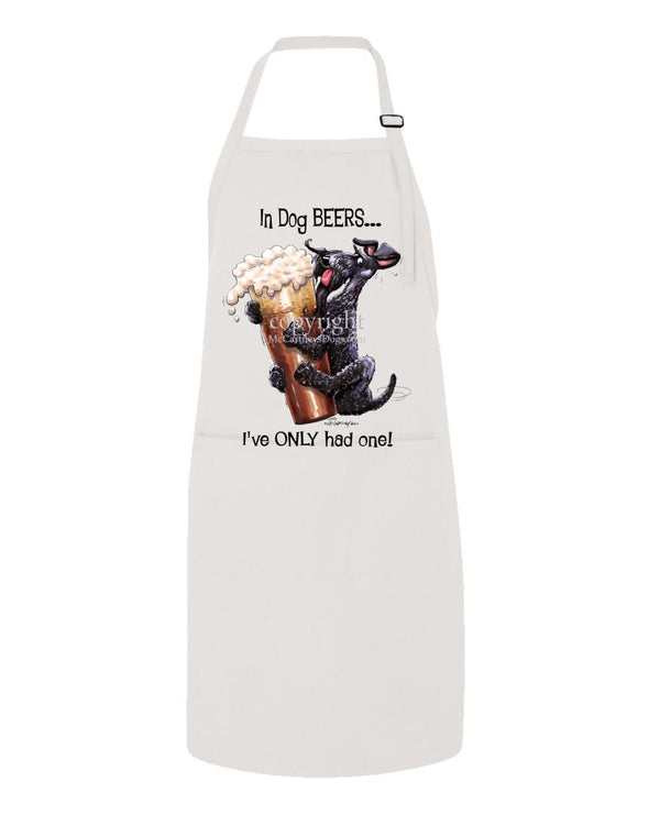 Kerry Blue Terrier - Dog Beers - Apron