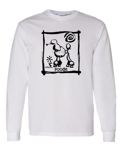 Poodle - Cavern Canine - Long Sleeve T-Shirt