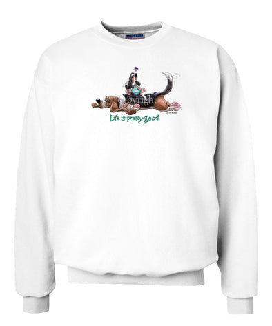 Basset Hound - Life Is Pretty Good - Sweatshirt