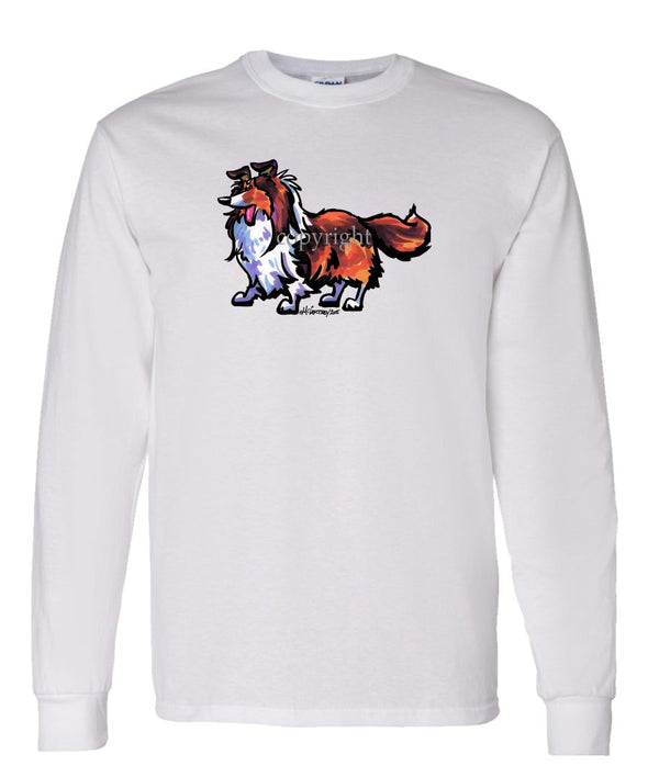 Shetland Sheepdog - Cool Dog - Long Sleeve T-Shirt