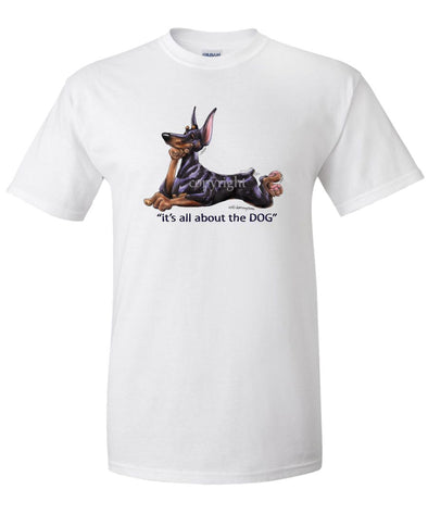 Doberman Pinscher - All About The Dog - T-Shirt