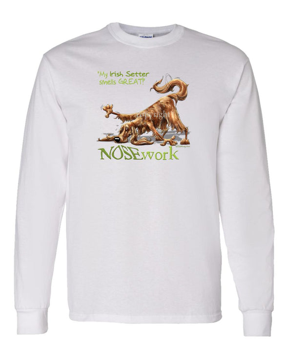 Irish Setter - Nosework - Long Sleeve T-Shirt