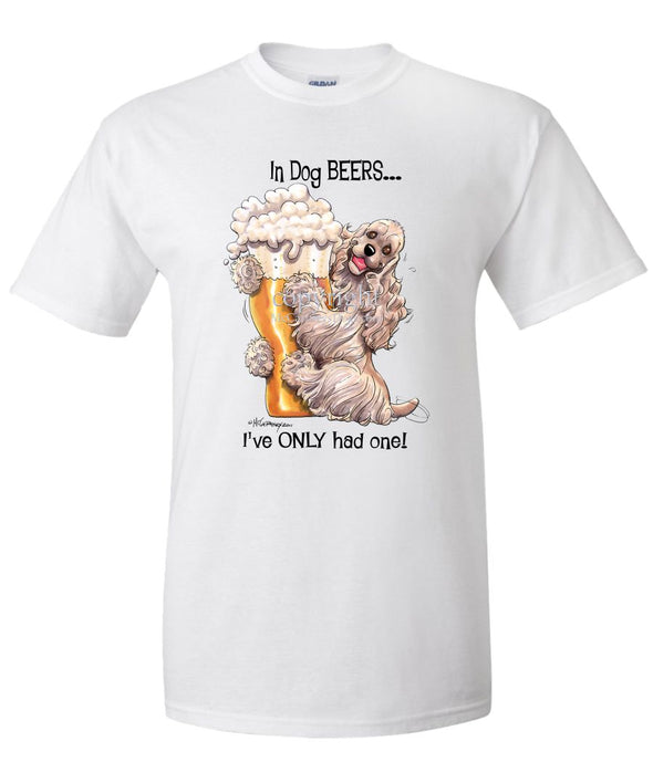 Cocker Spaniel - Dog Beers - T-Shirt