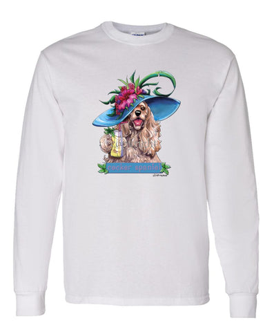 Cocker Spaniel - Derby Hat - Mike's Faves - Long Sleeve T-Shirt