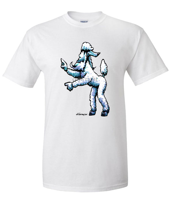 Poodle  White - Cool Dog - T-Shirt