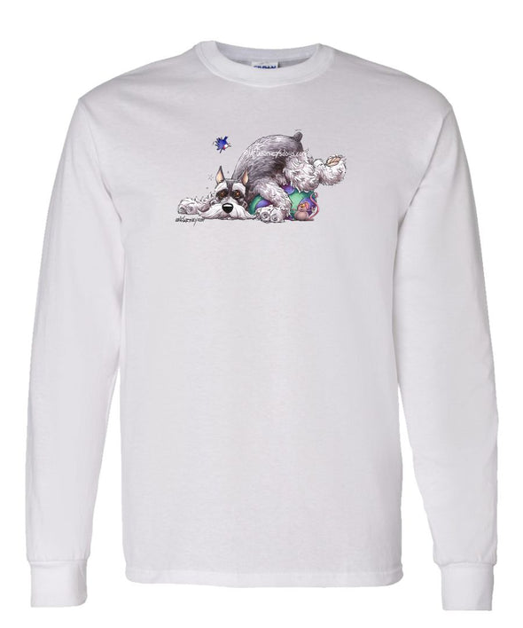 Schnauzer - Soccer Ball - Mike's Faves - Long Sleeve T-Shirt