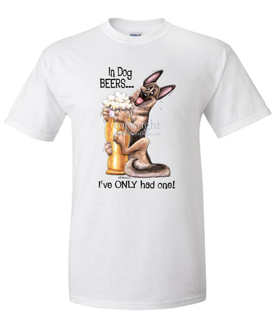 German Shepherd - Dog Beers - T-Shirt