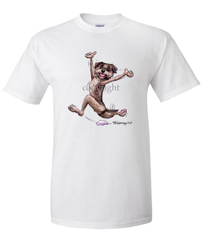Border Terrier - Happy Dog - T-Shirt
