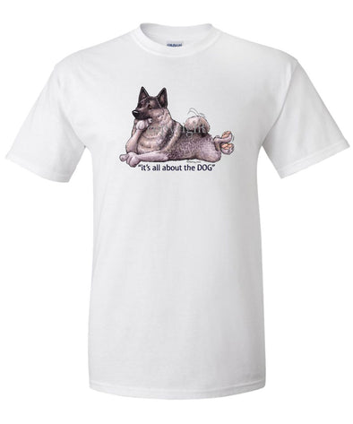 Norwegian Elkhound - All About The Dog - T-Shirt
