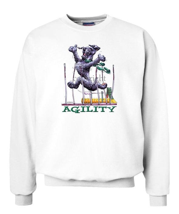 Kerry Blue Terrier - Agility Weave II - Sweatshirt