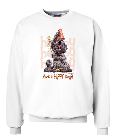 Bouvier Des Flandres - Who's A Happy Dog - Sweatshirt