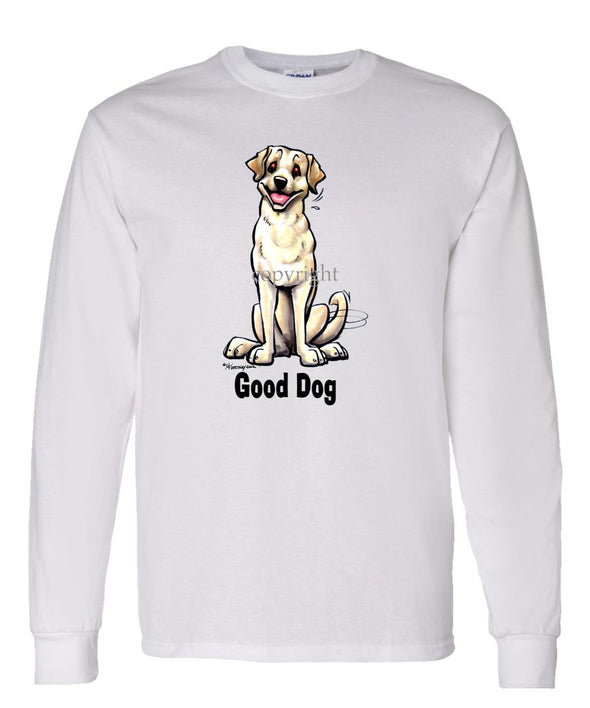 Labrador Retriever  Yellow - Good Dog - Long Sleeve T-Shirt
