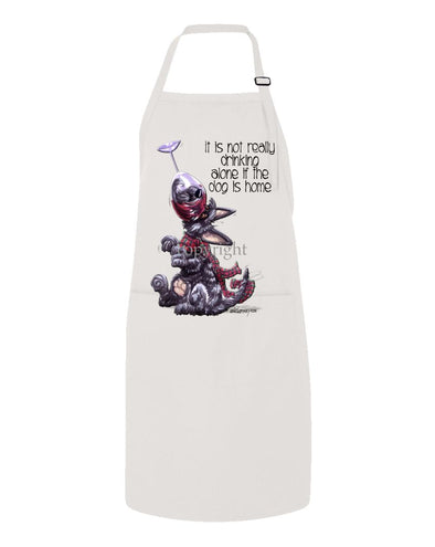 Scottish Terrier - It's Not Drinking Alone - Apron
