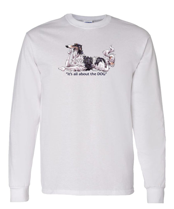 Borzoi - All About The Dog - Long Sleeve T-Shirt