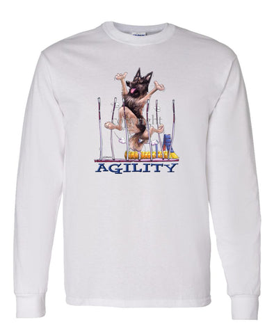 Belgian Tervuren - Agility Weave II - Long Sleeve T-Shirt