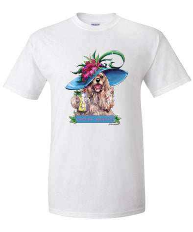 Cocker Spaniel - Derby Hat - Mike's Faves - T-Shirt