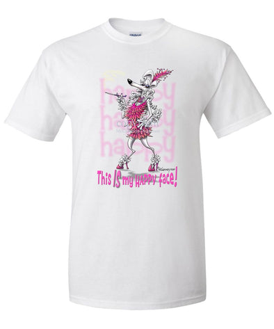 Poodle - 2 - Who's A Happy Dog - T-Shirt