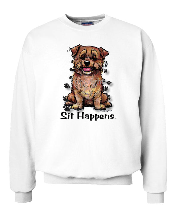 Norfolk Terrier - Sit Happens - Sweatshirt